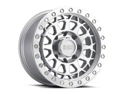 Black Rhino Primm Silver Machined 8-Lug Wheel; 17x9; 0mm Offset (94-02 RAM 2500)