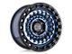 Black Rhino Sentinel Cobalt Blue with Black Ring 8-Lug Wheel; 20x9.5; 12mm Offset (94-02 RAM 2500)