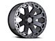 Black Rhino Warlord Matte Gunmetal 8-Lug Wheel; 17x9; 12mm Offset (94-02 RAM 2500)