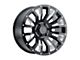 Black Rhino Pinatubo Gloss Black Milled 8-Lug Wheel; 20x9.5; -18mm Offset (94-02 RAM 3500 SRW)