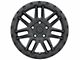 Black Rhino Arches Matte Black 6-Lug Wheel; 18x9.5; 12mm Offset (97-04 Dakota)