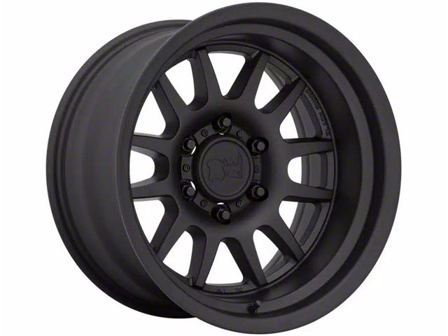 Black Rhino Guide Matte Black 6-Lug Wheel; 17x9; 0mm Offset (97-04 Dakota)