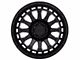 Black Rhino Raid Matte Black 6-Lug Wheel; 17x8.5; 0mm Offset (97-04 Dakota)