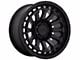 Black Rhino Raid Matte Black 6-Lug Wheel; 17x8.5; 18mm Offset (97-04 Dakota)