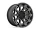 Black Rhino Rotor Matte Gunmetal With Brushed Tinted Face 6-Lug Wheel; 18x9; 12mm Offset (97-04 Dakota)