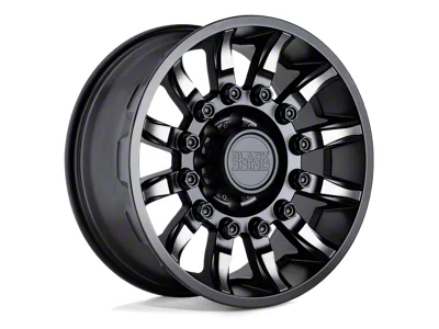 Black Rhino Mission Matte Black with Machined Tinted Spokes 8-Lug Wheel; 20x9; -18mm Offset (99-07 F-250 Super Duty)