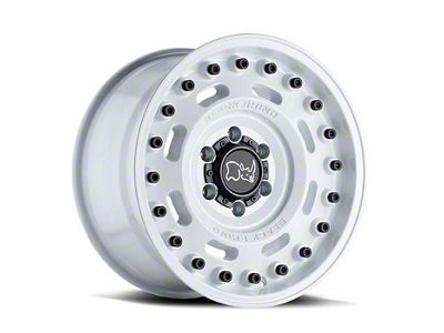 Black Rhino Axle Gloss White 6-Lug Wheel; 18x9.5; -18mm Offset (99-06 Sierra 1500)
