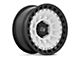 Black Rhino Barrage Gloss White on Matte Black 6-Lug Wheel; 17x8.5; -10mm Offset (99-06 Sierra 1500)