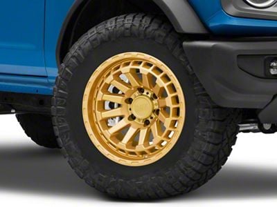 Black Rhino Raid Gold 6-Lug Wheel; 18x9.5; -18mm Offset (99-06 Sierra 1500)