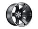 Black Rhino Raze Matte Black 6-Lug Wheel; 17x10; -44mm Offset (99-06 Sierra 1500)