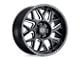 Black Rhino Reaper Gloss Black Milled 6-Lug Wheel; 20x9.5; -18mm Offset (99-06 Sierra 1500)