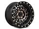 Black Rhino Shredder Matte Black with Machined Dark Tint 6-Lug Wheel; 17x9; -12mm Offset (99-06 Sierra 1500)