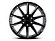 Black Rhino Typhoon Gloss Black Milled 6-Lug Wheel; 18x9.5; -18mm Offset (99-06 Sierra 1500)