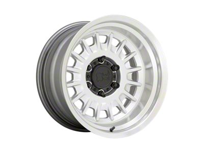 Black Rhino Aliso Gloss Silver 6-Lug Wheel; 17x8; 0mm Offset (99-06 Silverado 1500)