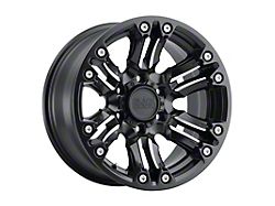 Black Rhino Asagai Matte Black Machined with Stainless Bolts 6-Lug Wheel; 18x9.5; -18mm Offset (99-06 Silverado 1500)