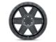 Black Rhino Attica Matte Black 6-Lug Wheel; 20x9.5; -18mm Offset (99-06 Silverado 1500)
