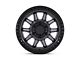 Black Rhino Calico Matte Gunmetal with Matte Black Lip 6-Lug Wheel; 17x8.5; -10mm Offset (99-06 Silverado 1500)