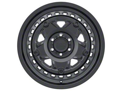 Black Rhino Grange Matte Black with Machined Tint Ring 6-Lug Wheel; 17x8.5; -18mm Offset (99-06 Silverado 1500)