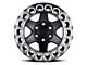 Black Rhino Odessa Matte Black with Machined Tint Lip and Milled Rings 6-Lug Wheel; 18x9.5; -18mm Offset (99-06 Silverado 1500)