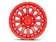 Black Rhino Raid Gloss Red 6-Lug Wheel; 17x8.5; 0mm Offset (99-06 Silverado 1500)