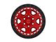 Black Rhino Reno Candy Red with Black Bolts 6-Lug Wheel; 17x9; -12mm Offset (99-06 Silverado 1500)