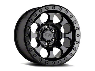 Black Rhino Riot Matte Black 6-Lug Wheel; 17x9; 12mm Offset (99-06 Silverado 1500)