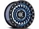 Black Rhino Sentinel Cobalt Blue with Black Ring 6-Lug Wheel; 20x9.5; 12mm Offset (99-06 Silverado 1500)