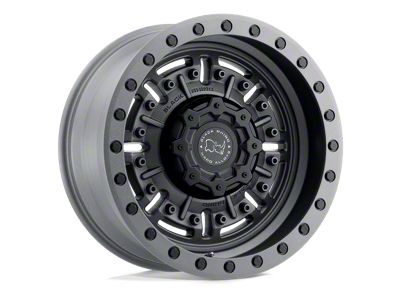 Black Rhino Abrams Textured Matte Gunmetal 6-Lug Wheel; 20x9.5; 2mm Offset (23-25 Canyon)