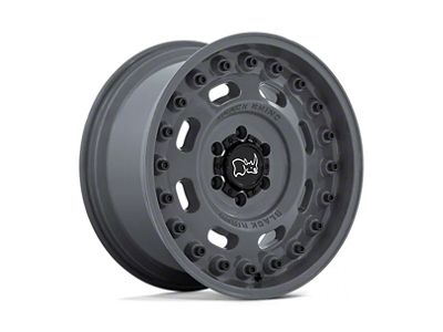 Black Rhino Axle Battleship Gray 6-Lug Wheel; 17x9.5; 6mm Offset (23-24 Canyon)