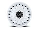 Black Rhino Axle Gloss White 6-Lug Wheel; 17x9.5; 6mm Offset (23-24 Canyon)