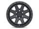 Black Rhino Baker Matte Black 6-Lug Wheel; 18x9; -18mm Offset (23-25 Canyon)