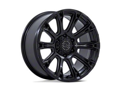 Black Rhino Diamondback Matte Black 6-Lug Wheel; 17x8.5; 25mm Offset (15-22 Canyon)