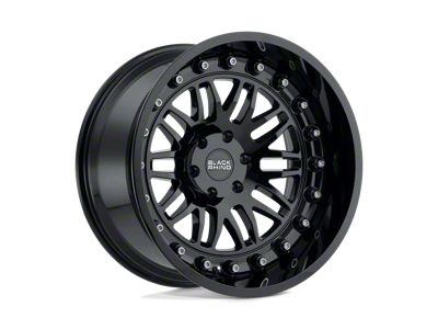 Black Rhino Fury Gloss Black 6-Lug Wheel; 20x9.5; 12mm Offset (23-24 Canyon)