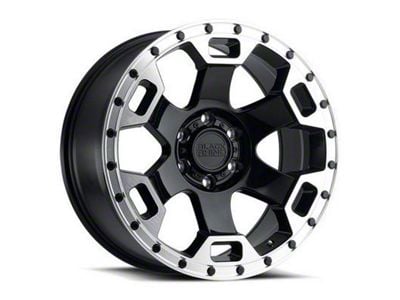 Black Rhino Gauntlet Gloss Black Machined 6-Lug Wheel; 18x9; -18mm Offset (23-25 Canyon)