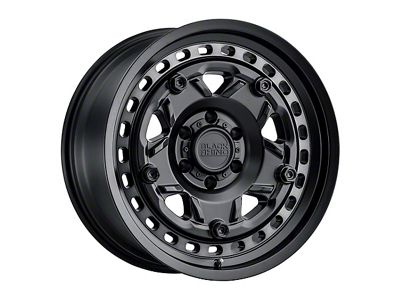 Black Rhino Grange Matte Black with Machined Tint Ring 6-Lug Wheel; 18x9; 12mm Offset (23-24 Canyon)