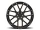 Black Rhino Kunene Matte Black Dart Tint Milled 6-Lug Wheel; 22x9.5; 25mm Offset (23-24 Canyon)