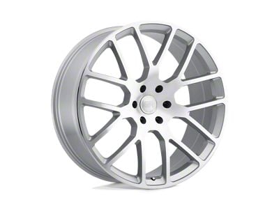 Black Rhino Kunene Silver with Mirror Cut Face 6-Lug Wheel; 20x9; 30mm Offset (15-22 Canyon)