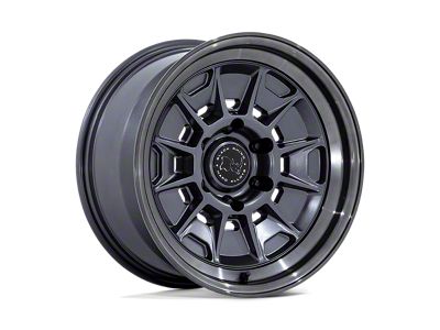 Black Rhino Mondo Matte Gunmetal with Gloss Gray Lip 6-Lug Wheel; 17x9; -38mm Offset (23-24 Canyon)