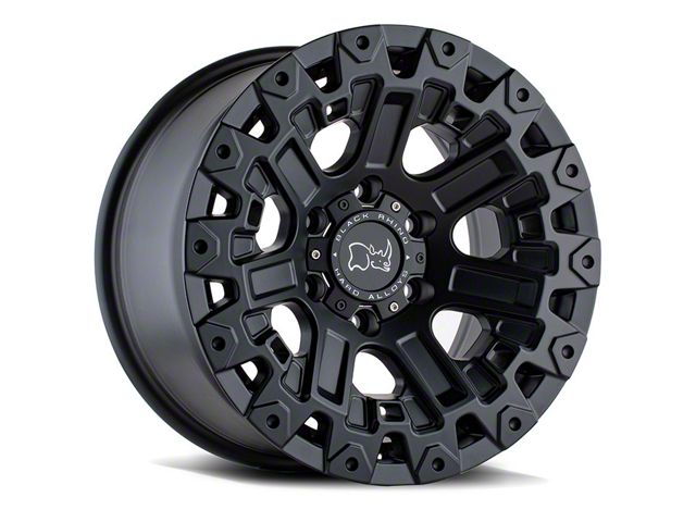 Black Rhino Ozark Matte Black 6-Lug Wheel; 17x9.5; 12mm Offset (23-24 Canyon)