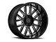 Black Rhino Pismo Gloss Black Milled 6-Lug Wheel; 18x9.5; -18mm Offset (23-24 Canyon)