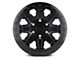 Black Rhino Rift Beadlock Matte Black 6-Lug Wheel; 17x8.5; -30mm Offset (23-24 Canyon)