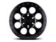 Black Rhino Riot Matte Black 6-Lug Wheel; 17x9; 12mm Offset (23-24 Canyon)