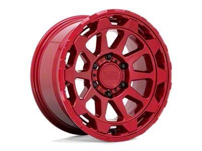 Black Rhino Rotor Candy Red 6-Lug Wheel; 18x9; 12mm Offset (15-22 Canyon)