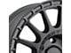 Black Rhino Sandstorm Semi Gloss Black with Machined Dark Tint Ring 6-Lug Wheel; 17x8.5; 0mm Offset (23-24 Canyon)