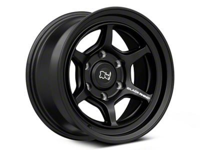 Black Rhino Shogun Matte Black 6-Lug Wheel; 17x8.5; -10mm Offset (23-25 Canyon)