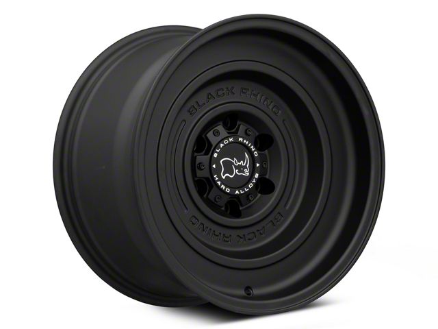 Black Rhino Solid Matte Black 6-Lug Wheel; 17x9.5; -12mm Offset (23-24 Canyon)