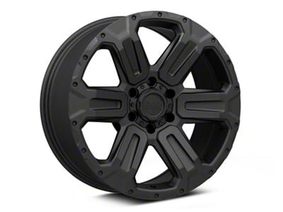 Black Rhino Wanaka Matte Black 6-Lug Wheel; 17x8.5; 35mm Offset (15-22 Canyon)