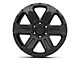 Black Rhino Wanaka Matte Black 6-Lug Wheel; 20x9; 12mm Offset (23-24 Canyon)