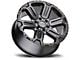 Black Rhino Wanaka Matte Gunmetal with Brushed Face and Gunmetal Tint 6-Lug Wheel; 17x8.5; 12mm Offset (23-25 Canyon)