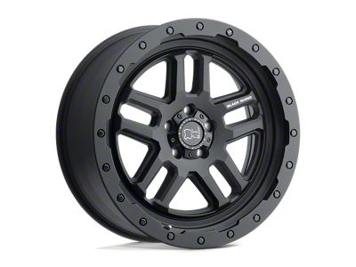 Black Rhino Barstow Textured Matte Black 6-Lug Wheel; 17x9.5; 12mm Offset (23-24 Colorado)